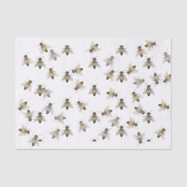 Papel De Seda Honeybee Tissue Paper (Frente )