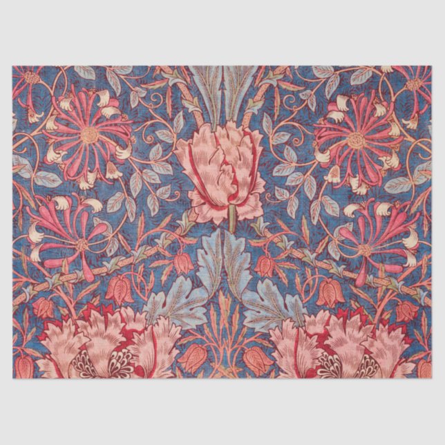 Papel De Seda Honeysuckle, Wallpaper de William Morris (Frente )