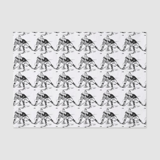 Papel De Seda Hóquei no gelo (Frente )