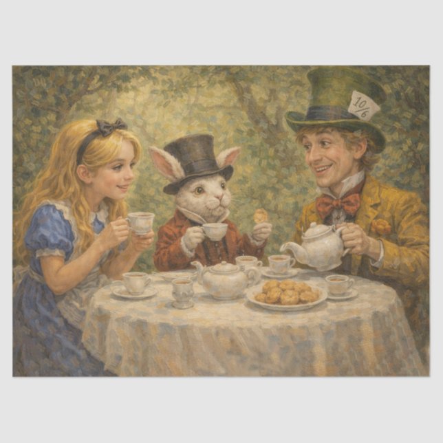 Papel De Seda Hora del té (Frente )