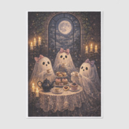 Papel De Seda Hora do Chá Fantasmagórica