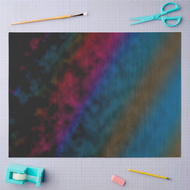 Papel De Seda Horizonte da Meia-Noite (Arte )