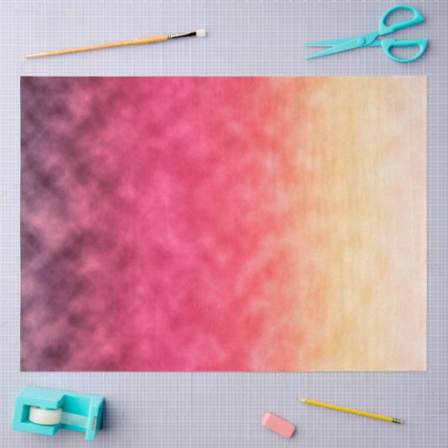 Papel De Seda Horizonte Florido (Arte )