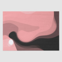 Horizonte Sunset: Abstrato cor-de-rosa, preto e br