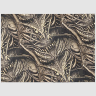 Papel De Seda Horror Gótico Assustador Biomatter