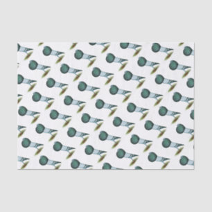 Papel De Seda Horseman Pouter Pigeon Blue