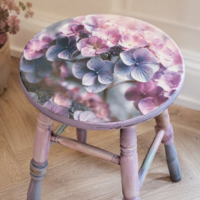 Papel De Seda Hortênsia Rosa Índigo Etéreo Decoupage (Criador carregado)