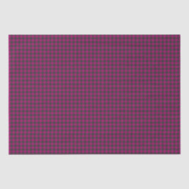 Papel De Seda Houndstooth-Magenta-