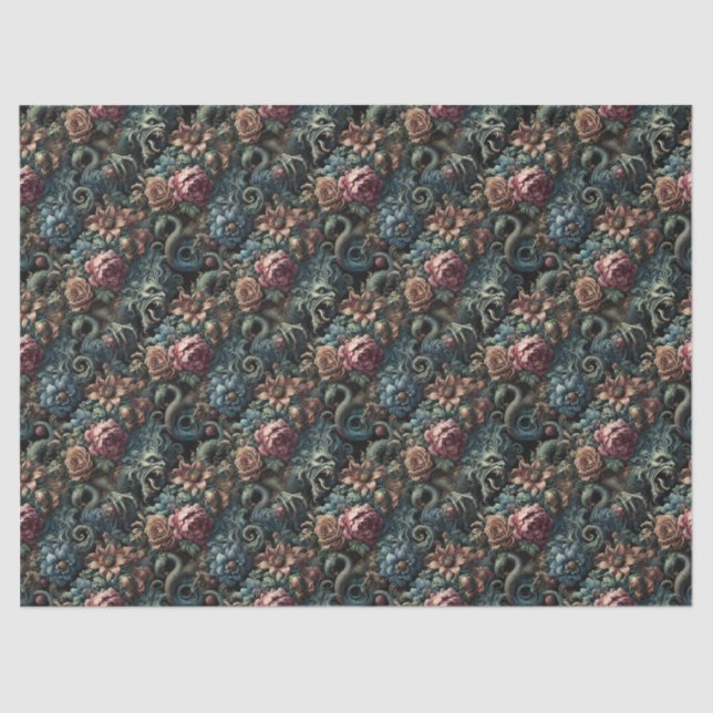 Papel De Seda Howl of the Gilded Wild - Gótico Vitoriano (Frente )