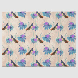 Papel De Seda Humming Birds Series Design Dez