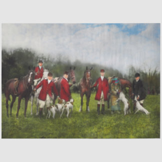Papel De Seda Hunter - A caça à raposa - Tally-ho 1924