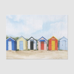 Papel De Seda Huts de praia I