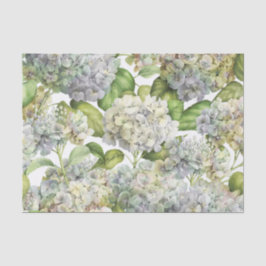 Papel De Seda Hydrangea azul da lavanda floral