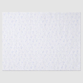 Papel De Seda IcebergFeriado Mínimo de Ditsy de árvore azul Eleg