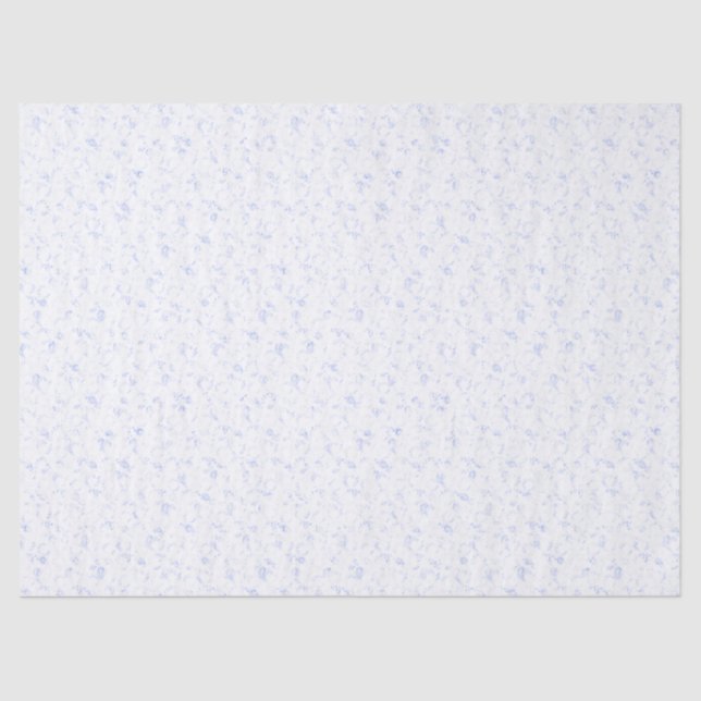 Papel De Seda IcebergFeriado Mínimo de Ditsy de árvore azul Eleg (Frente )