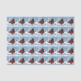 Papel De Seda Icessionária Terra Nova Puppy Winter Wonderland