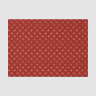 Papel De Seda Ideograma Dourado de Ano Rato Chinês Zodiac Anive