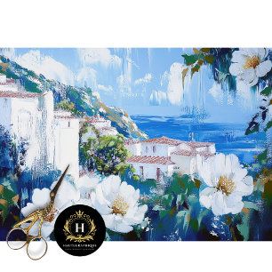 Papel De Seda Ilha de Santa Catalina Califórnia Decoupage