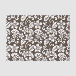 PAPEL DE SEDA ILHA PLUMERIA (CAFÉ BROWN)