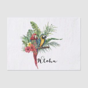Papel De Seda Ilhas Paraíso - Botânica Tropical Floral