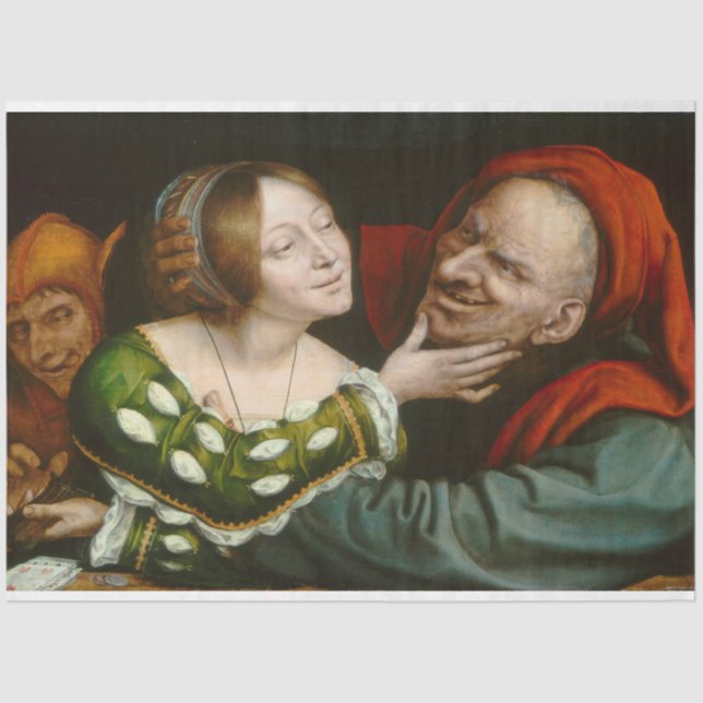 Papel De Seda Ill-Match Lovers (por Quentin Massys) (Frente )