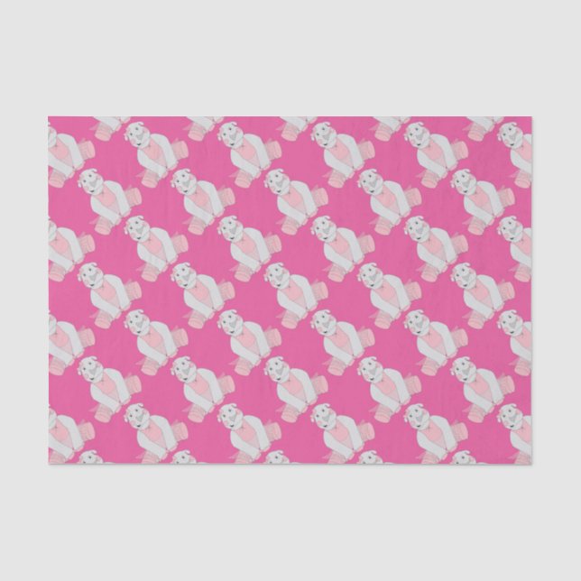 Papel De Seda illusima Bailarina Rinoceronte (Frente )