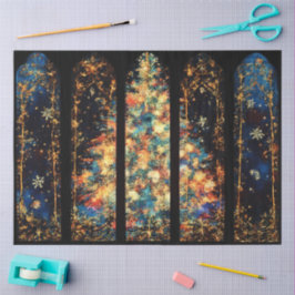 Papel De Seda Ilustração abstrato da Árvore de Natal no Windows