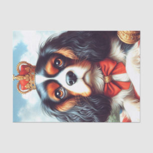 Papel De Seda Ilustração Cavalier King Charles Spaniel
