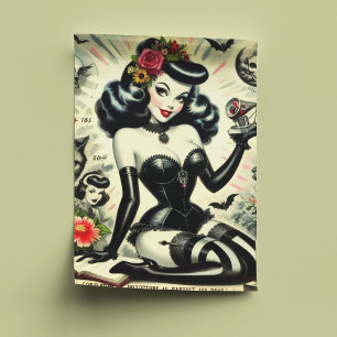 Papel De Seda Ilustração da Gótico Vintage