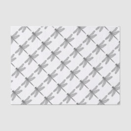 Papel De Seda Ilustração da tinta da libélula