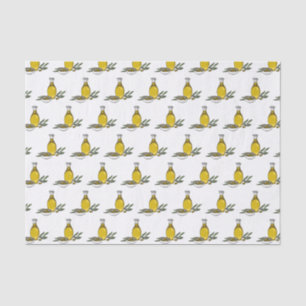 Papel De Seda Ilustração de desenho animado de azeite
