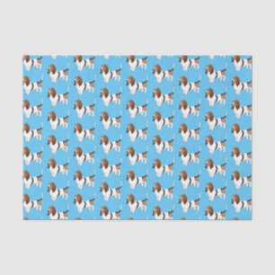 Papel De Seda Ilustração de desenho animado de cão de cão de cão