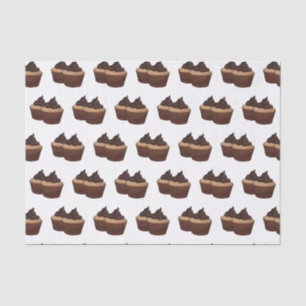 Papel De Seda ilustração de desenho animado de cupcake