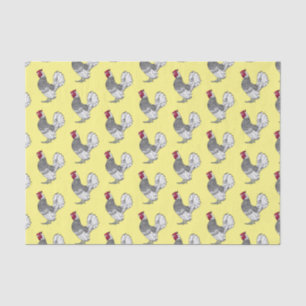 Papel De Seda Ilustração de desenho animado de frango Sebright