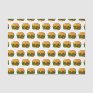 Papel De Seda Ilustração de desenho animado de hambúrguer