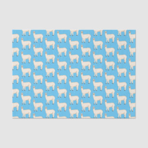 Papel De Seda Ilustração de desenho animado de Llama
