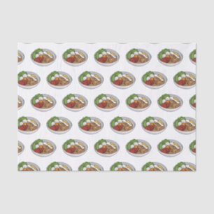 Papel De Seda Ilustração de desenho animado de macarrão