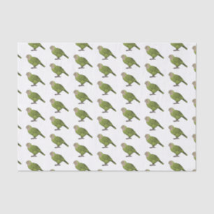 Papel De Seda Ilustração de desenho animado de pássaro Kakapo