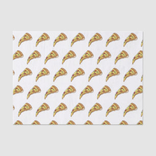 Papel De Seda Ilustração de desenho animado de pizza