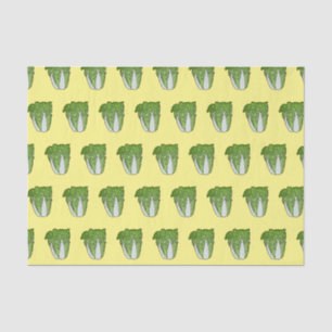 Papel De Seda Ilustração de desenho animado de repolho chinês