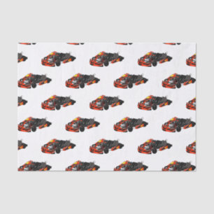 Papel De Seda Ilustração de desenho de corrida de Kart