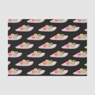 Papel De Seda Ilustração de desenho de Macaron