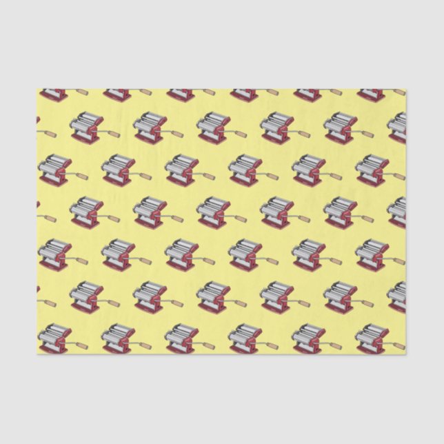 Papel De Seda Ilustração de desenho do fabricante de massas (Frente )