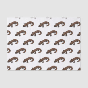 Papel De Seda Ilustração de desenho do monstro de Gila