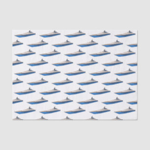 Papel De Seda Ilustração de desenho em Yacht