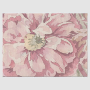 Papel De Seda Ilustração de Lápis de Cor Floral Bonito (AI) Foto