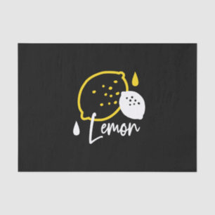Papel De Seda Ilustração de Limão de abstrato - Citrinos frescos