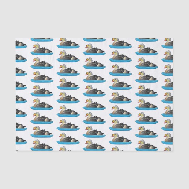 Papel De Seda ilustração do desenho do Rei Eider (Frente )