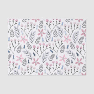 Papel De Seda Ilustração floral caindo