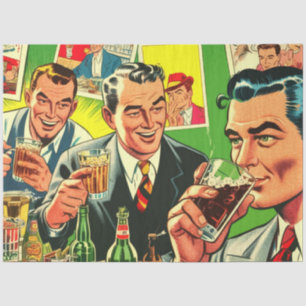 Papel De Seda Ilustração História em quadrinhos de Bebidas do Ba